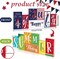 Double-Sided Summer Table Sign – Hello Summer & Happy 4th of July Wood Block Décor for Home, Office, or Tiered Tray